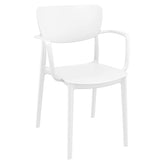 lisa outdoor dining arm chair