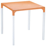 mango alu square table 28 inch