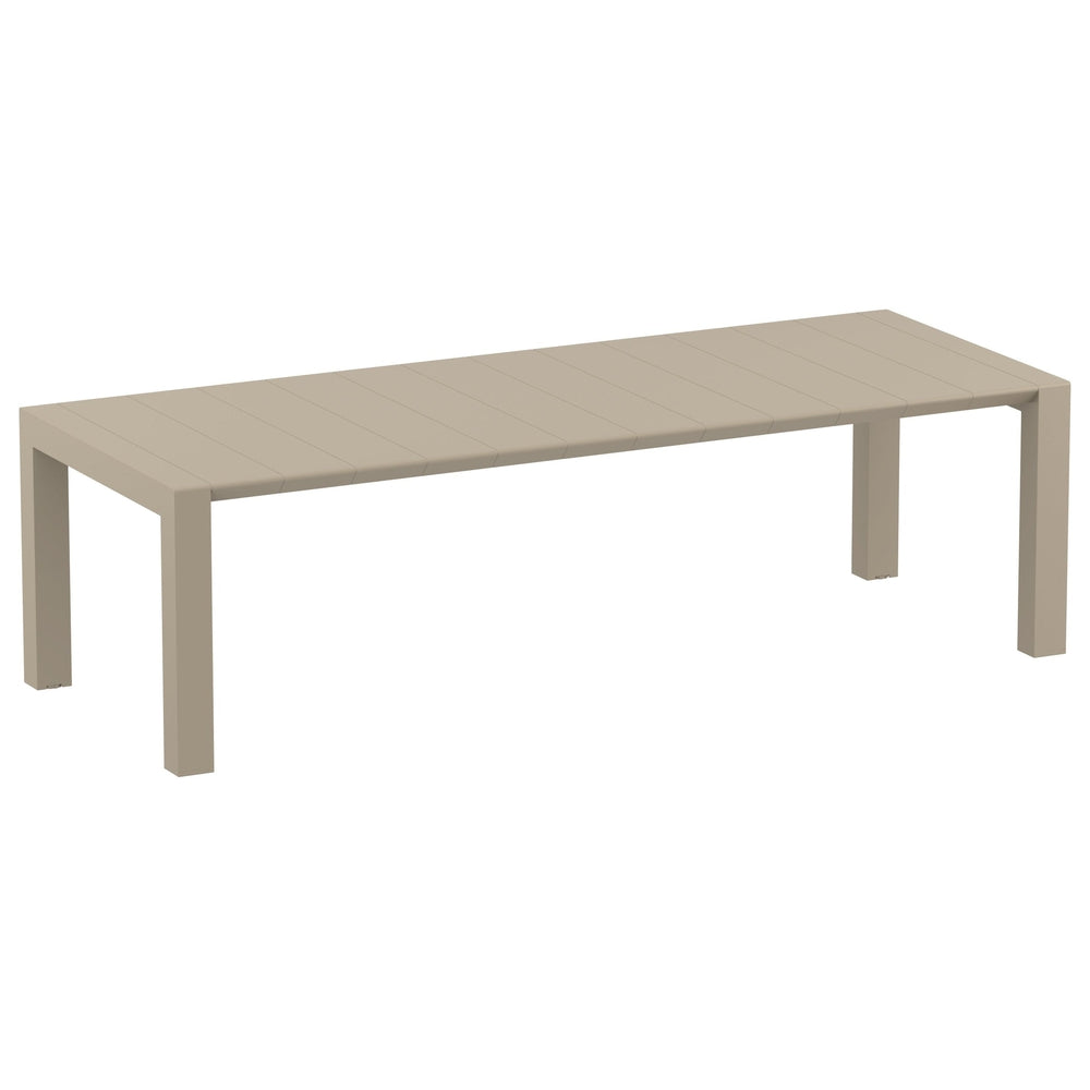 vegas patio xl dining table 102 inch to 118 inch extendable