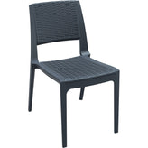 verona resin wickerlook dining chair brown isp830 br