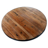 reclaimed wood round table tops