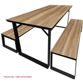 jubilee outdoor bench frame with compcor finish