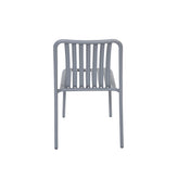 key west vertical slat stacking side chair