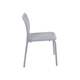 key west vertical slat stacking side chair