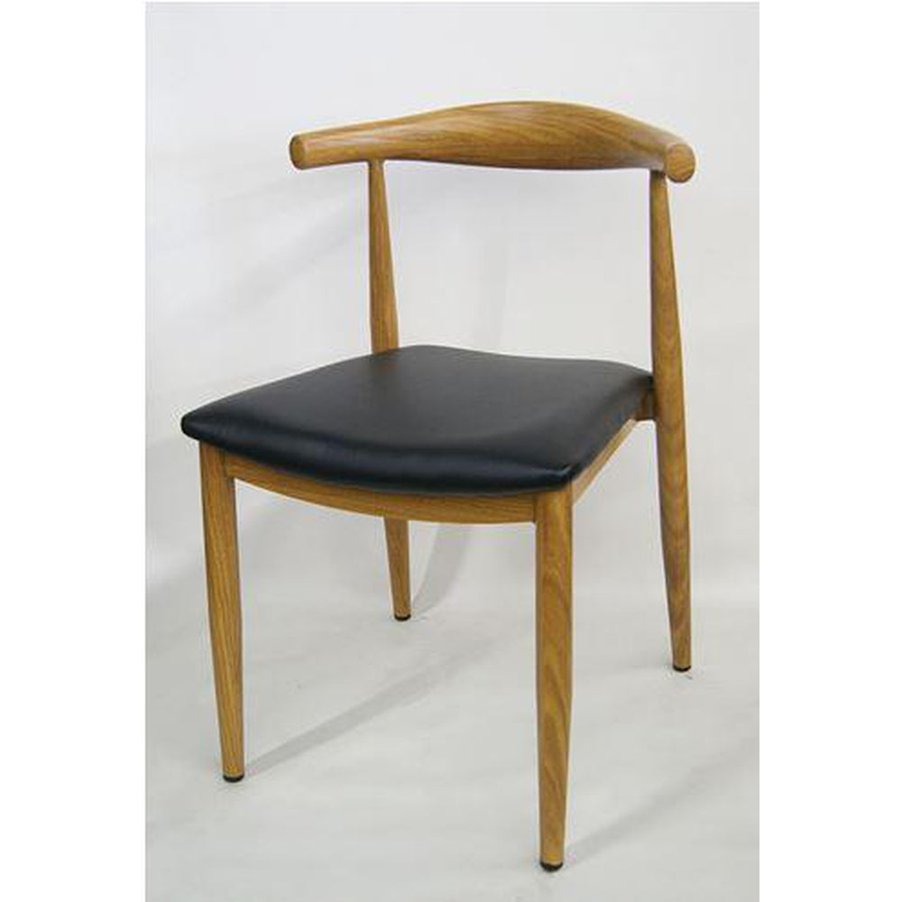 original fawn seat durable wood grain metal frame chair