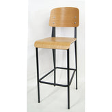 black w natural plywood chair 1