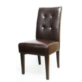 durable wood grain metal frame w cognac color vinyl chair cognac 1