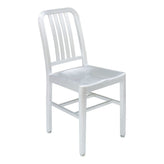 fs aluminum frame chair silver