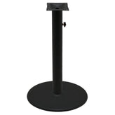 durafinish outdoor stamped steel disc table bases