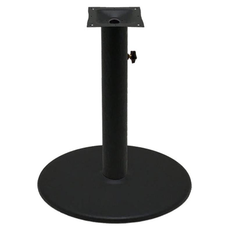 durafinish outdoor stamped steel disc table bases