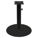 durafinish outdoor stamped steel disc table bases
