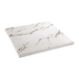 Resin Table Top Imitation White Marble Color
