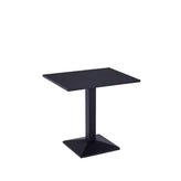 outdoor black metal table and base 1