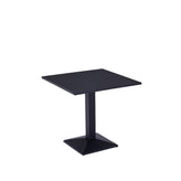 outdoor black metal table and base 2