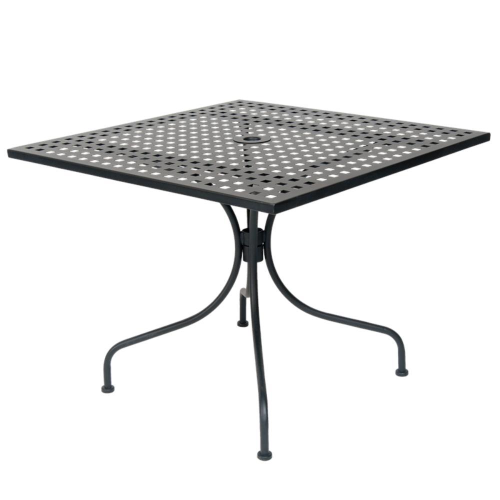 27 inch x 48 inch mesh top table black