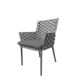 luxe dining arm chair