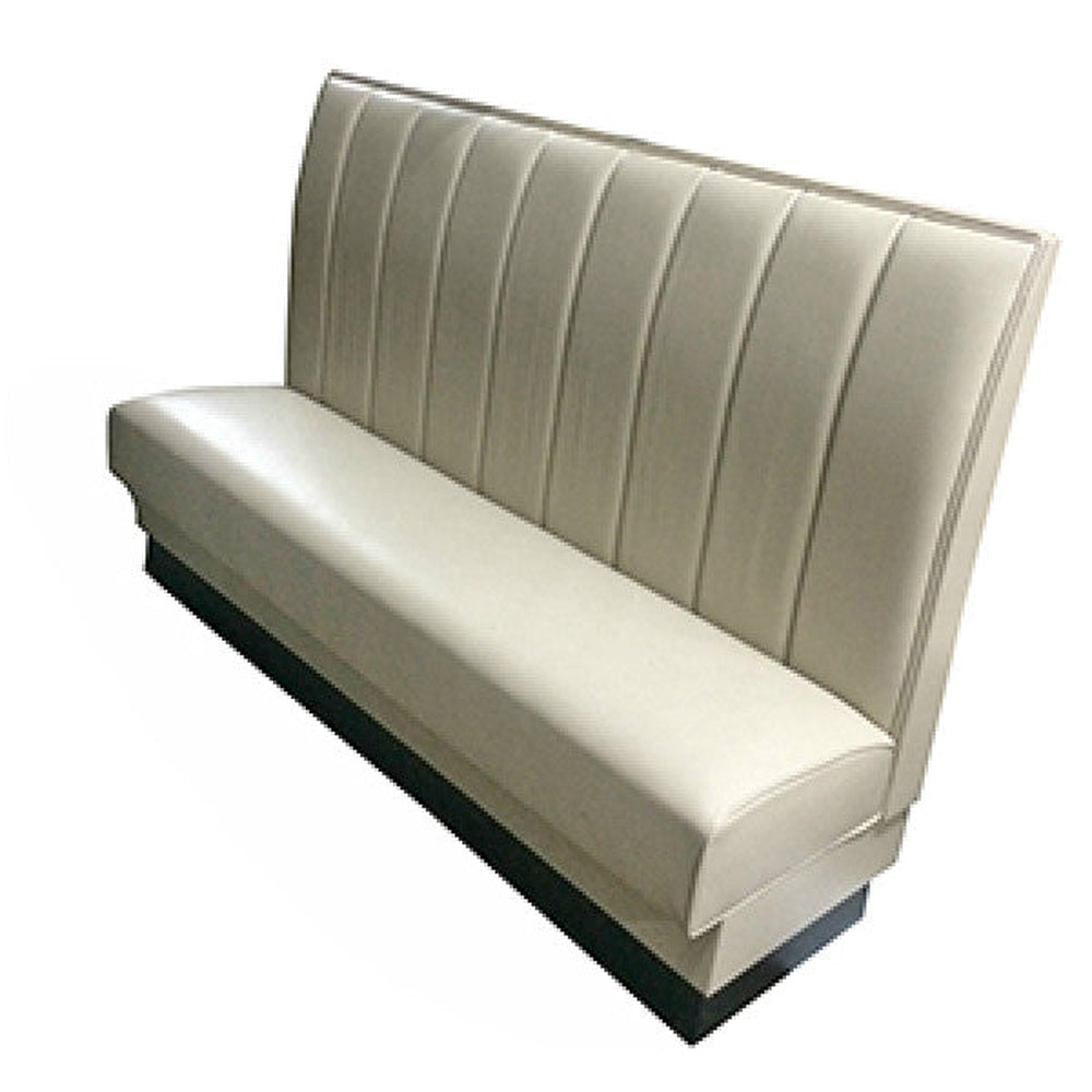 vertical custom upholstered booth