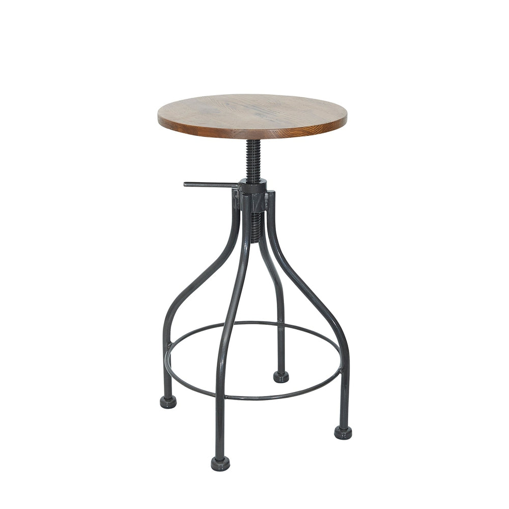 the screw backless barstool
