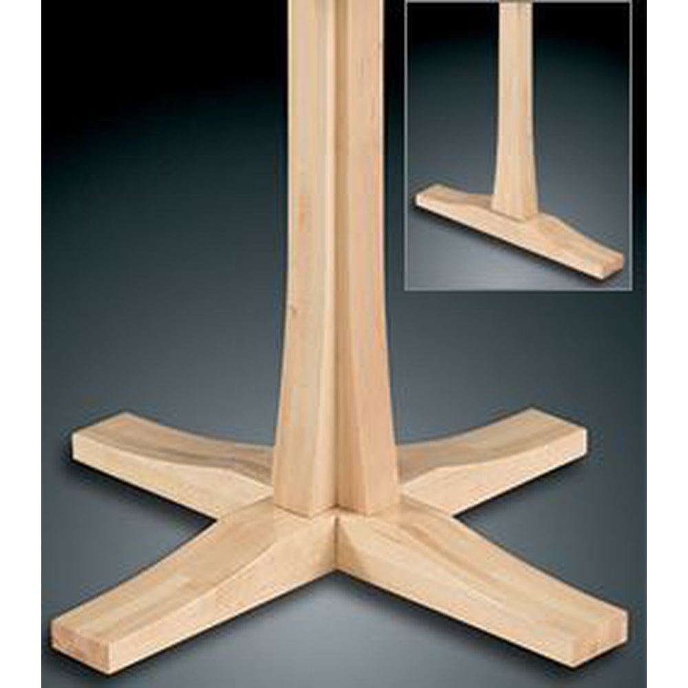 Empire Cross Solid Wood Table Bases