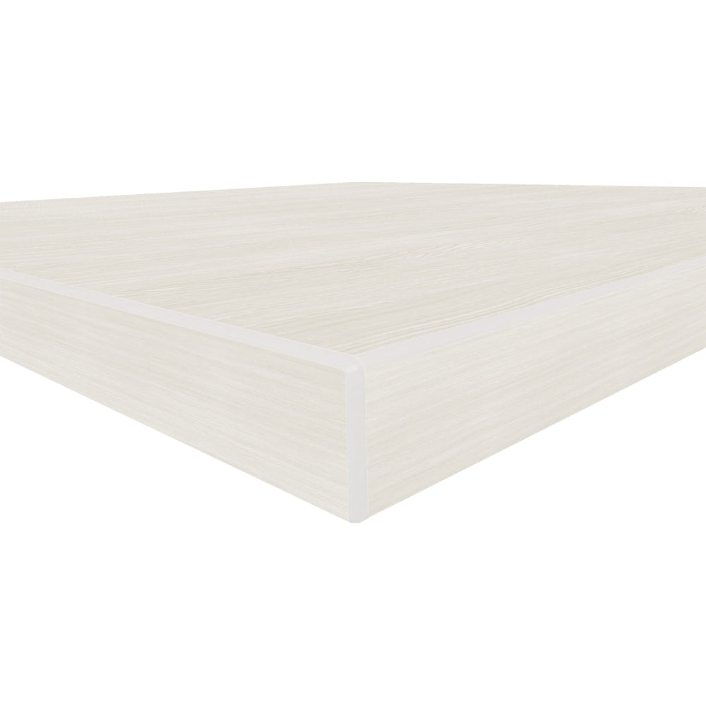 3mm manufactured table tops white ash
