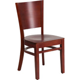lacey series solid back restaurant barstool