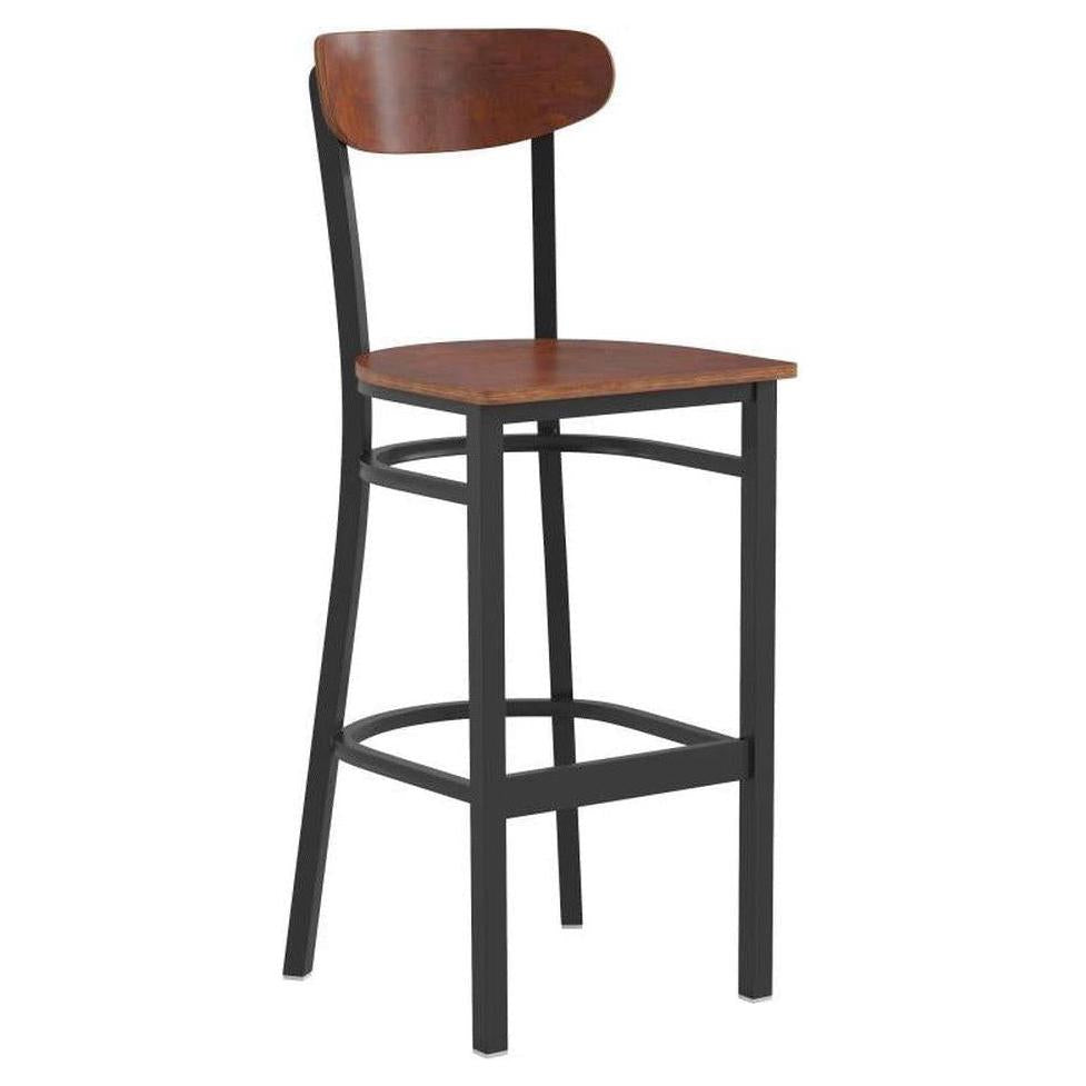 Wright Bar Stool with 500 Capacity Boomerang Back – Restaurant