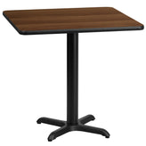 36inch square laminate table top with 30inch x 30inch table base