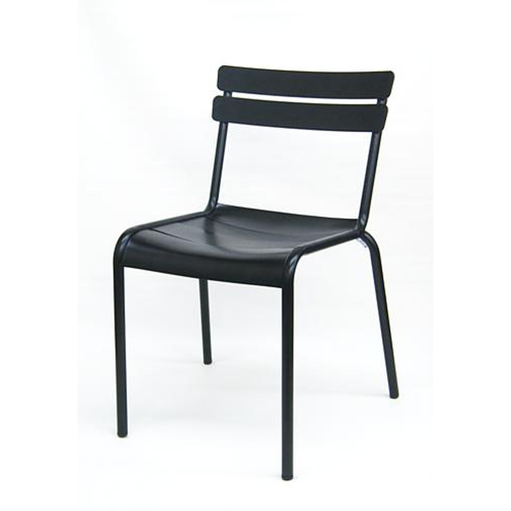 outdoor aluminum side chair 2