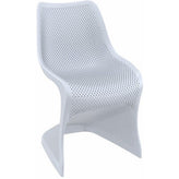 bloom dining chair silver gray isp048 sil