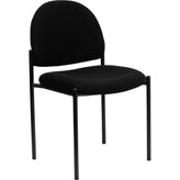 comfort stackable steel side reception chair