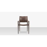 chloe rope outdoor dining arm chair