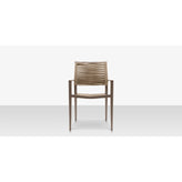 chloe rope outdoor dining arm chair
