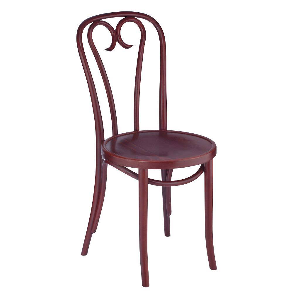 bentwood curlicue side chair