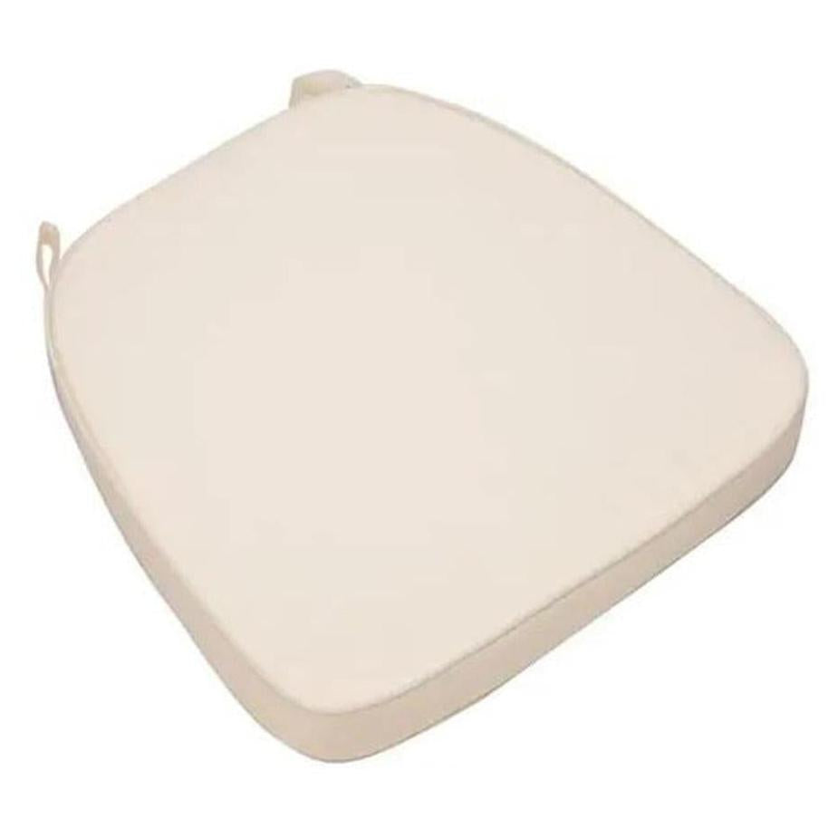 Ivory Seat Cushion for Chiavari Outdoor Resin Chairs
