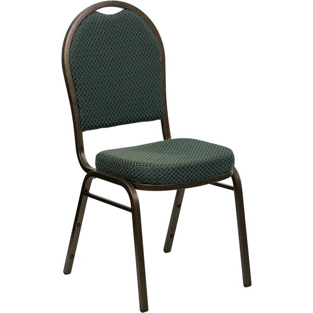 hercules series dome back stacking banquet chair gold vein frame