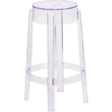 25 75 inch high transparent counter height stool
