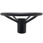 black 3 footring for bar height table base