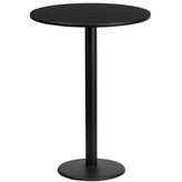 24inch round laminate table top with 18inch round table base