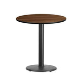 24inch round laminate table top with 18inch round table base