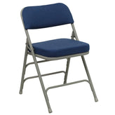 2 pk hercules series premium curved triple braced and double hinged metal folding chair