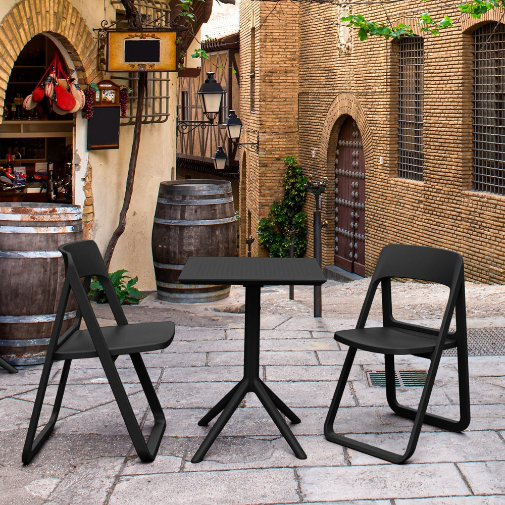 dream folding outdoor bistro set with 2 chairs