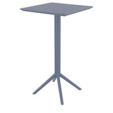 sky ares square bar set with 2 barstools