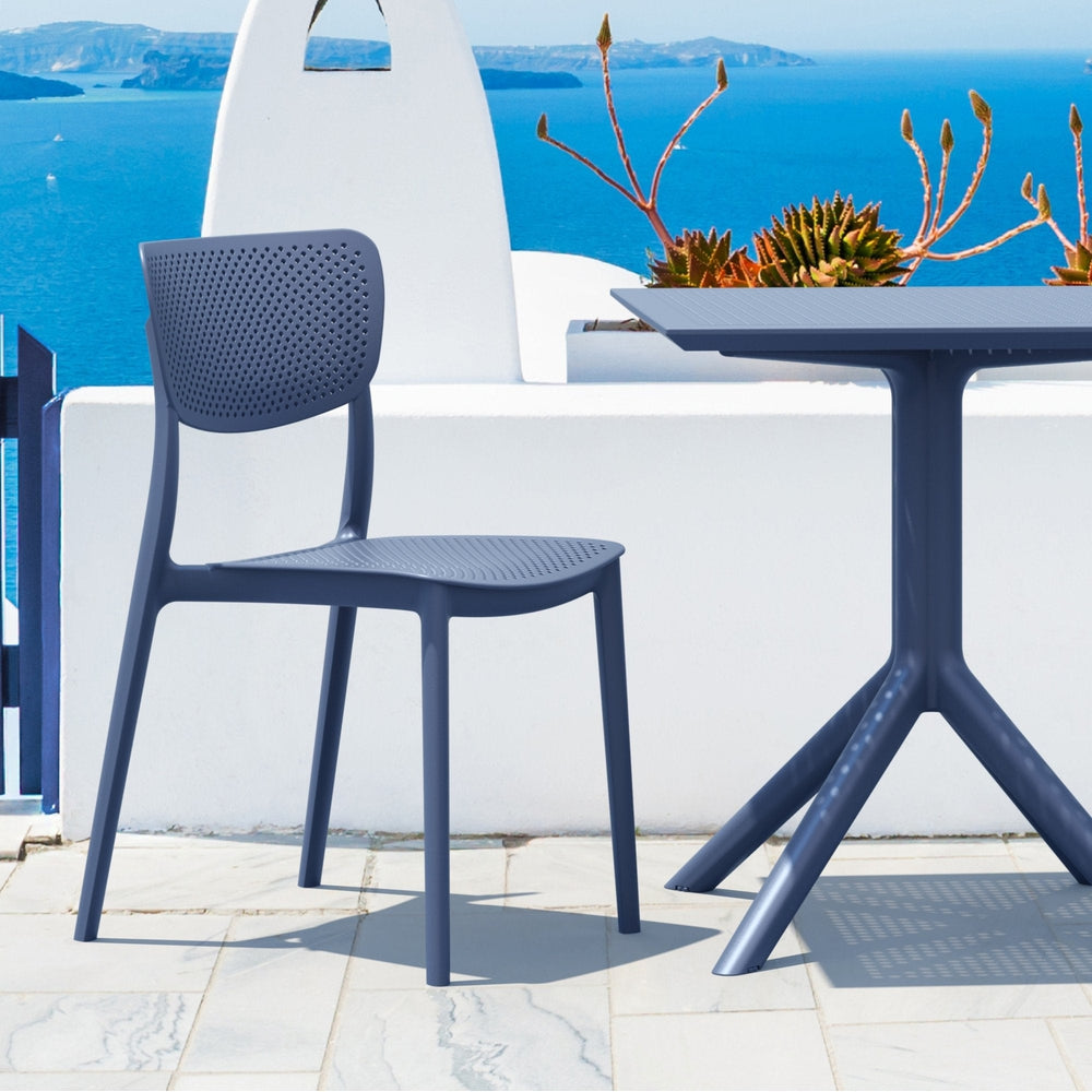 lucy outdoor bistro set 3 piece with 31 inch table top