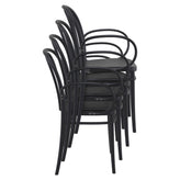 victor xl resin outdoor arm chair