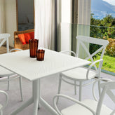 cross xl patio dining set with 4 chairs