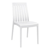 soho dining set with 2 chairs white