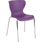 lowell contemporary design plastic stack chair