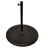 black stamped steel durafinish outdoor round umbrella base