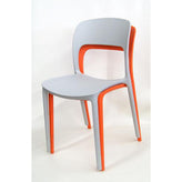 outdoor plastic stackable side chair 3