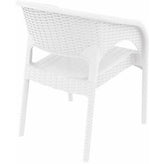 panama resin wickerlook dining arm chair brown isp808 br